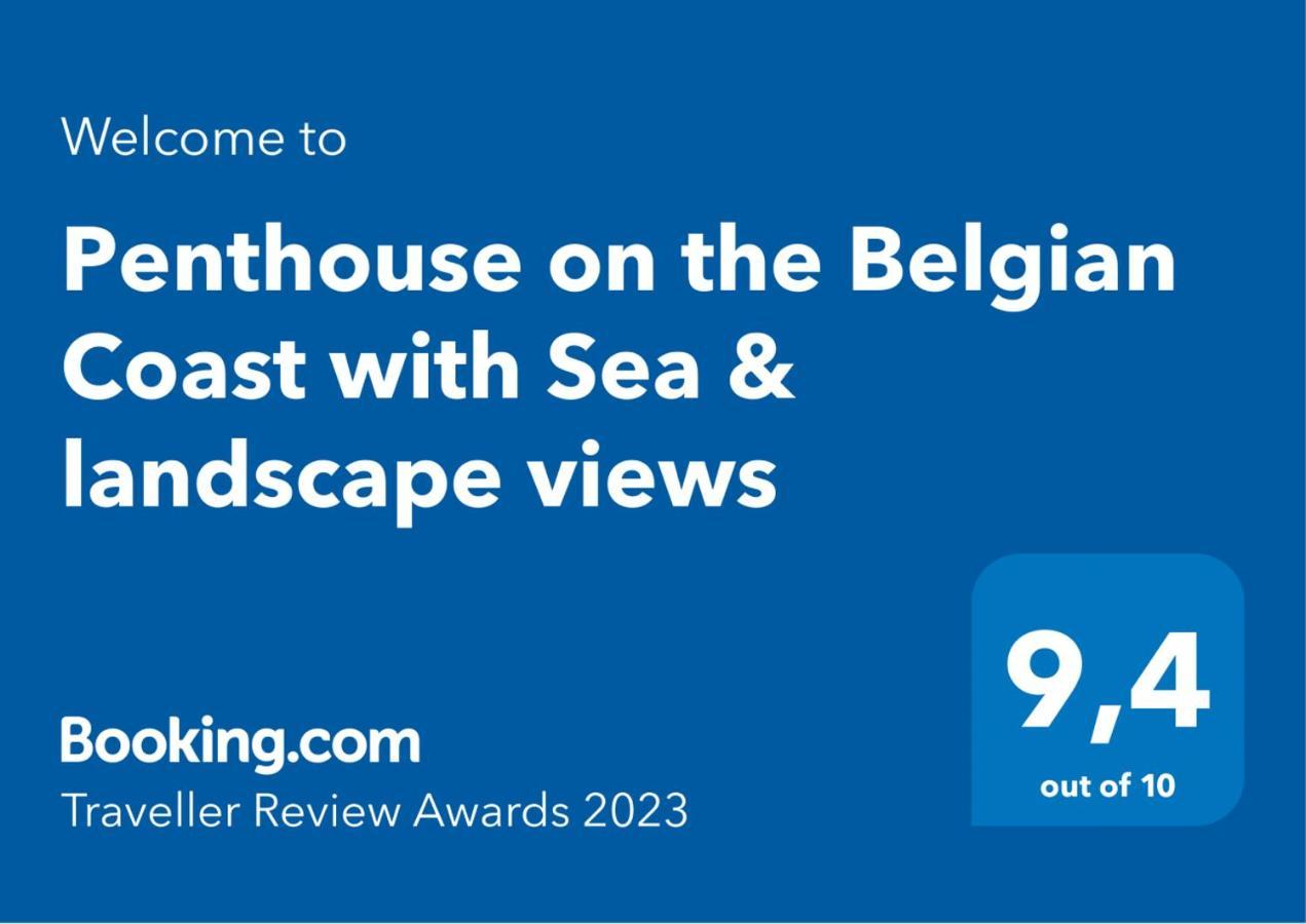 Penthouse On The Belgian Coast With Sea & Landscape Views Lägenhet Wenduine Exteriör bild