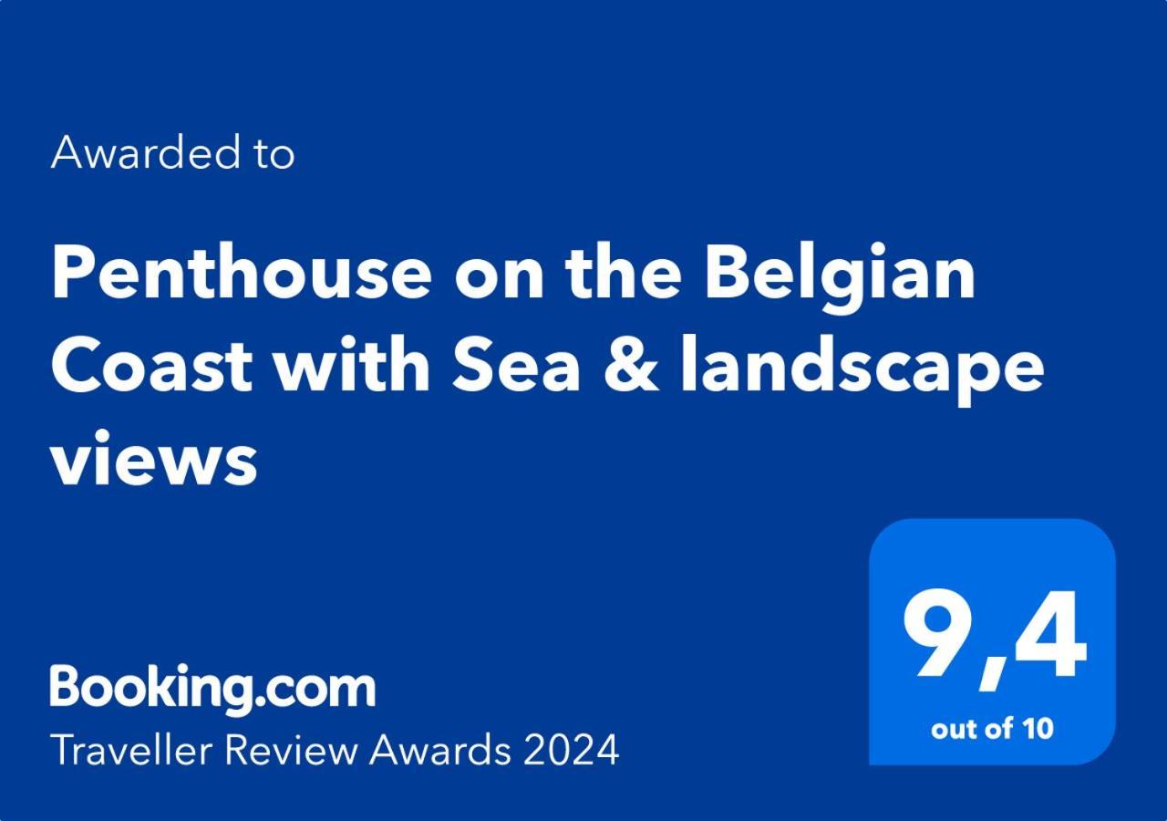 Penthouse On The Belgian Coast With Sea & Landscape Views Lägenhet Wenduine Exteriör bild
