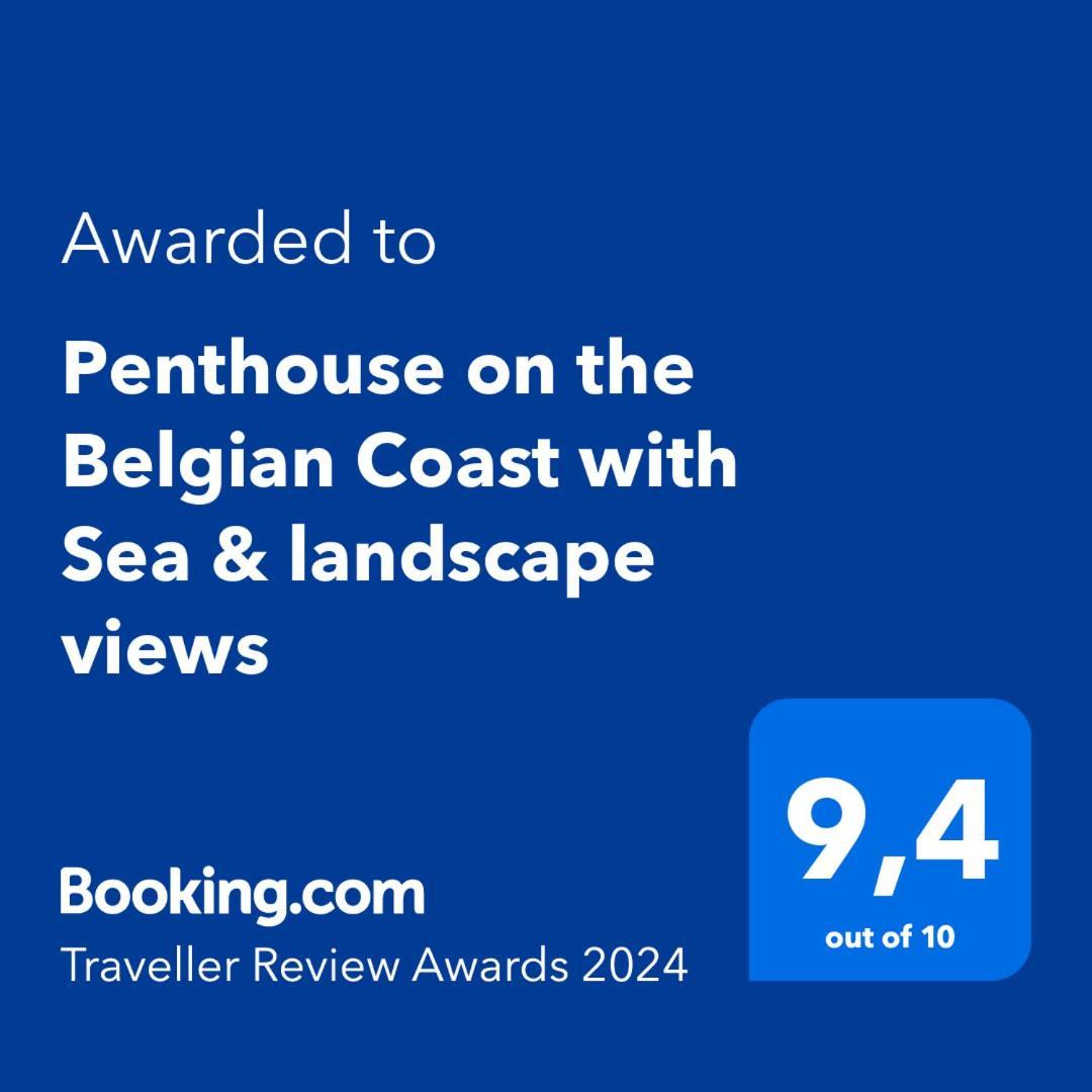 Penthouse On The Belgian Coast With Sea & Landscape Views Lägenhet Wenduine Exteriör bild